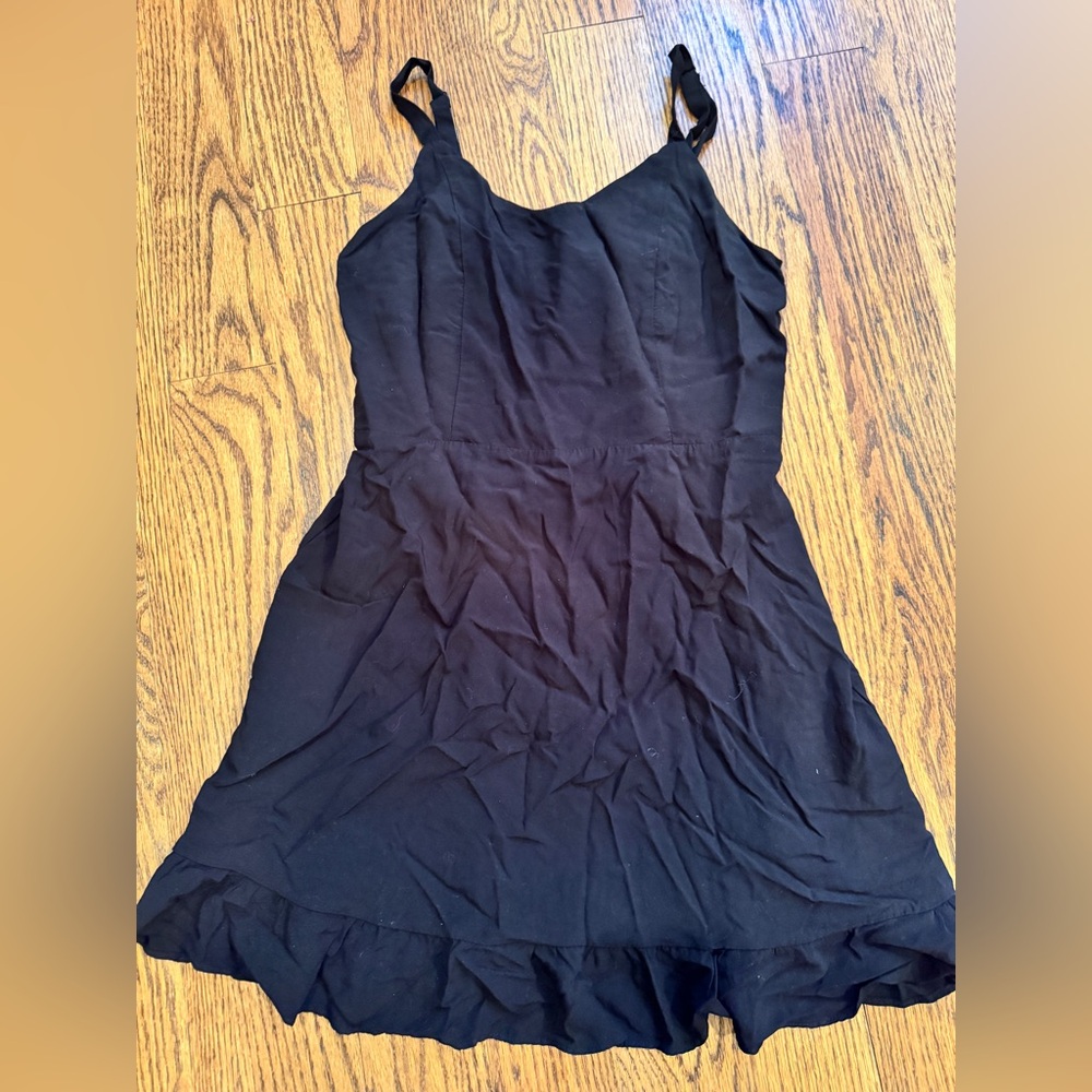 Navy blue sundress
